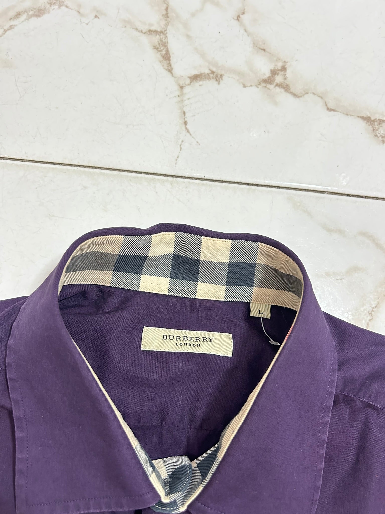 Camicia burberry  tg L 9\10
