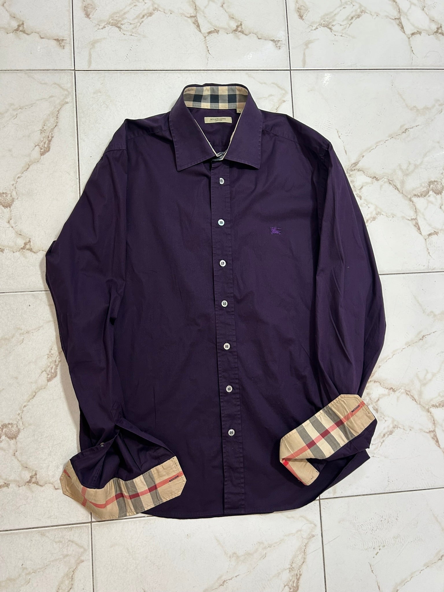 Camicia burberry  tg L 9\10