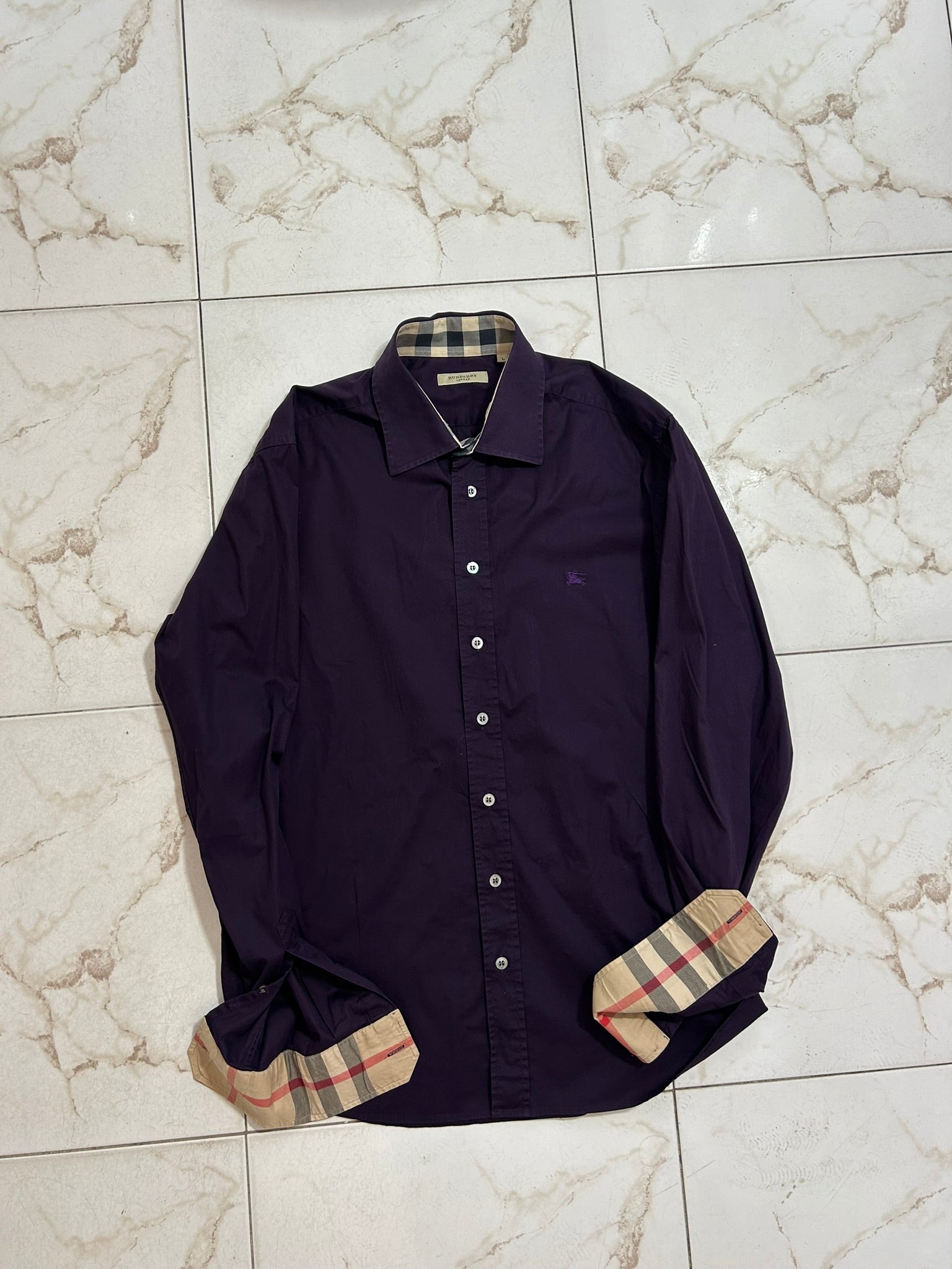 Camicia burberry  tg L 9\10