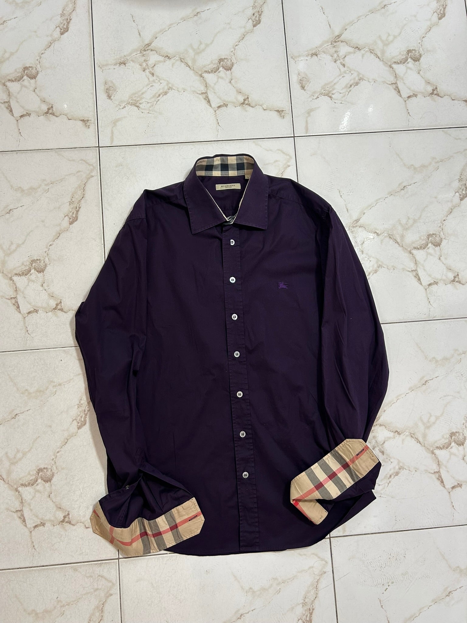 Camicia burberry  tg L 9\10