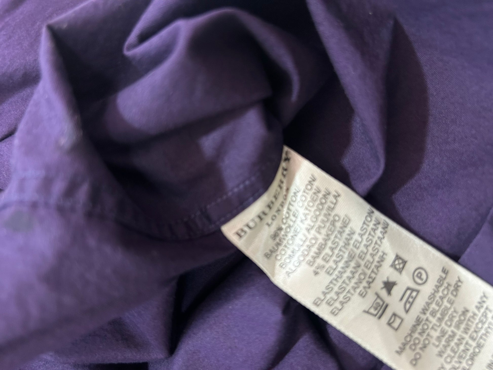 Camicia burberry  tg L 9\10