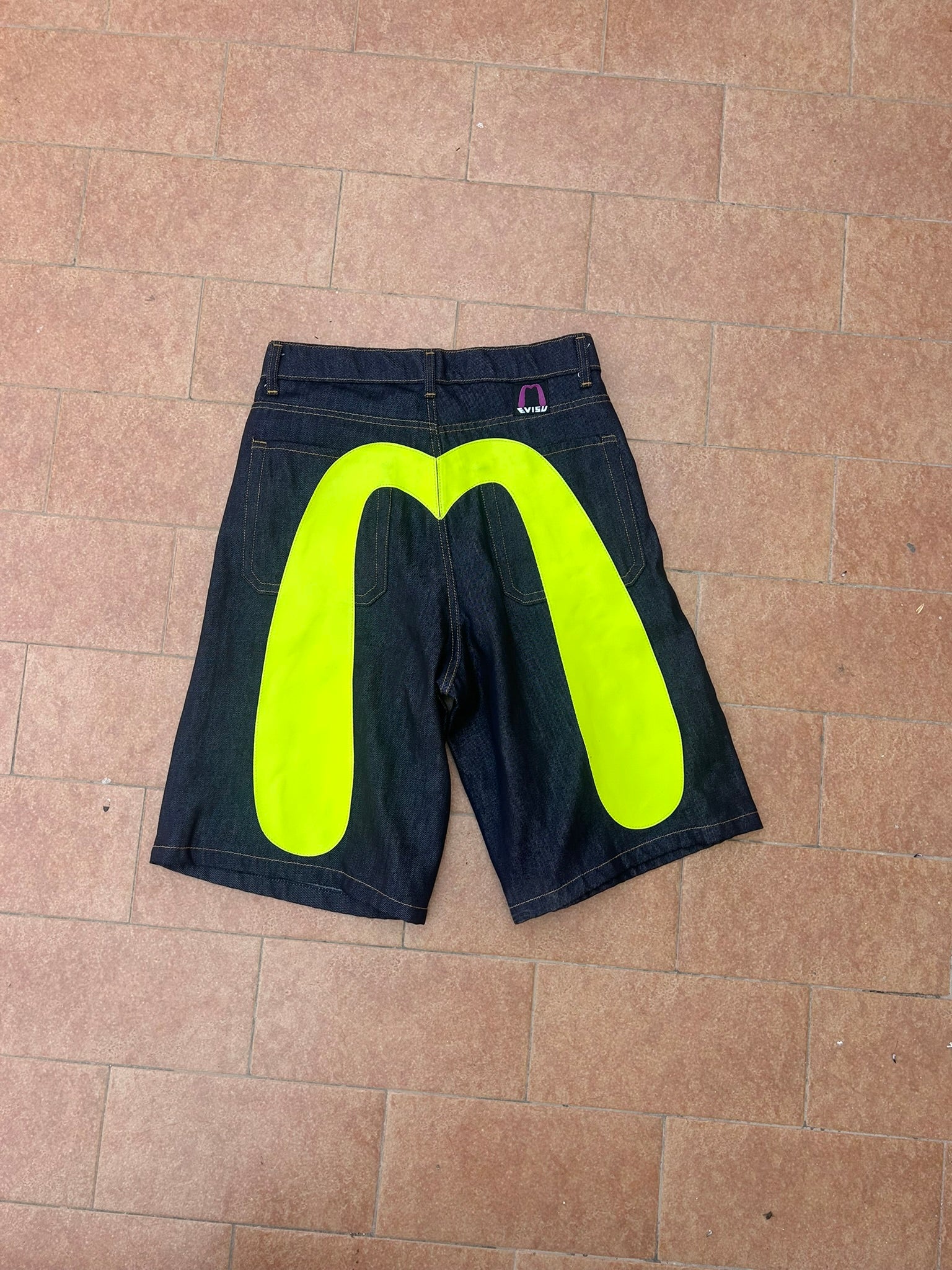 Shorts Evisu Retro Giallo
