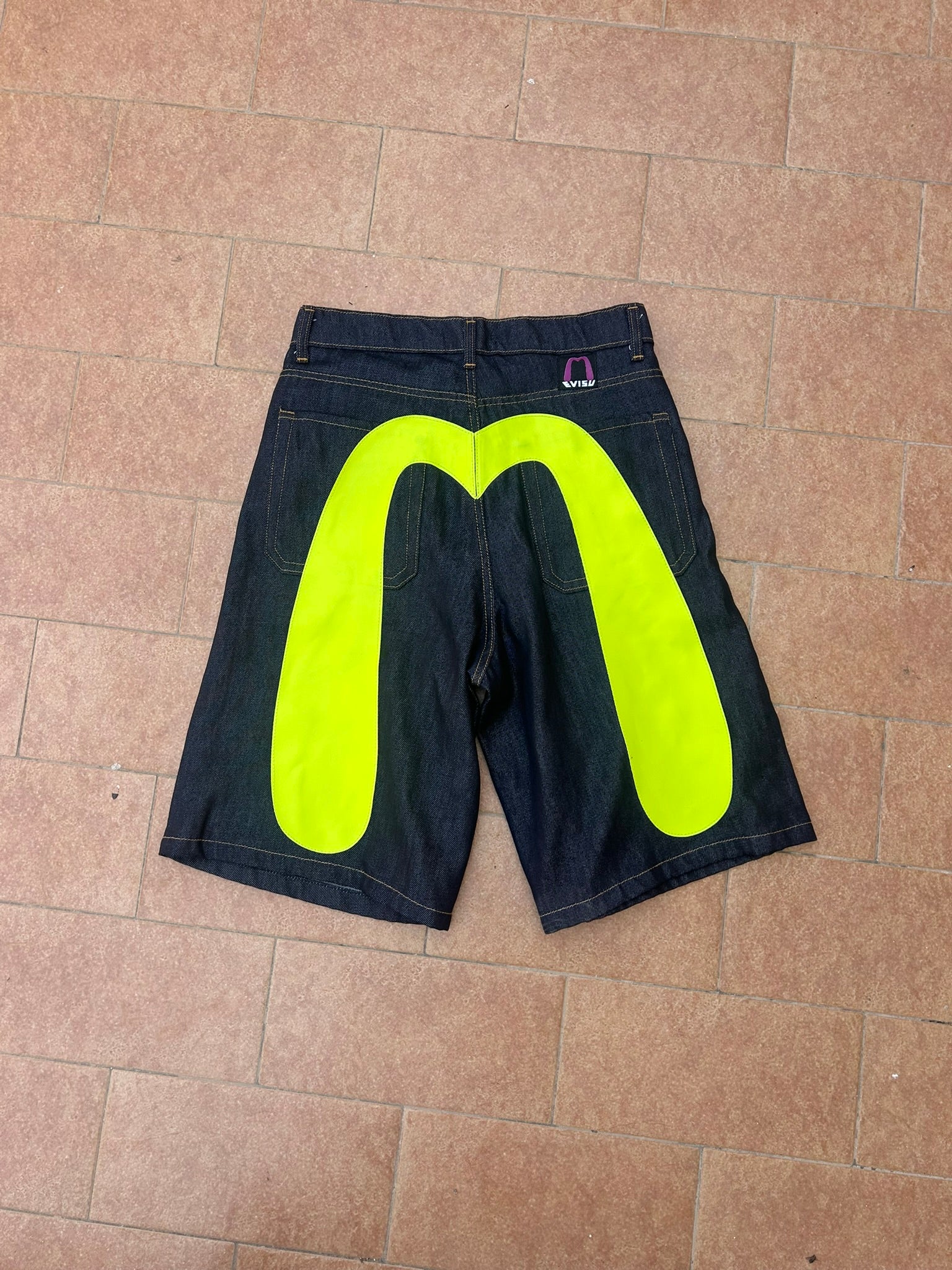 Shorts Evisu Retro Giallo